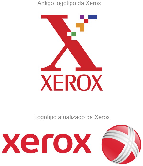 xerox logotipo vermelho cor design grafico